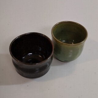 ぐい吞み ③（高畑焼不動窯）未使用の画像