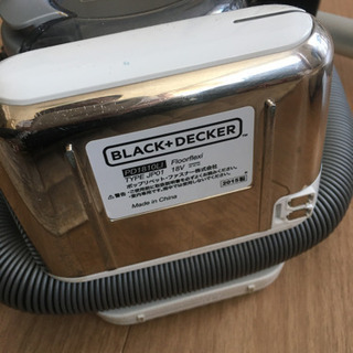 black & decker コードレス掃除機の画像