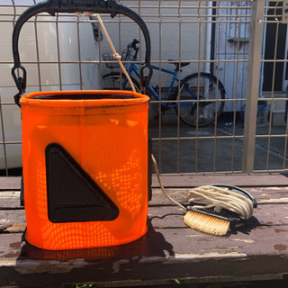 釣り　水汲みバケツ