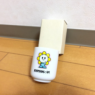 【おトク3点セット】おさしみ皿(鯛)、メタボ腹ジョッキ、北九州博覧祭2001 湯のみの画像