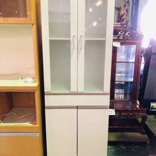 【美品‼️人気の白‼️お見逃しなく‼️】食器棚