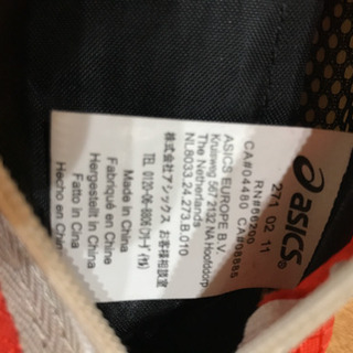 アシックスウエストポーチの画像