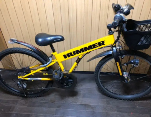 中古自転車　HUMMER  ハマー　24インチ　子供用　ジュニアマウンテン