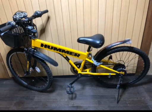 中古自転車　HUMMER  ハマー　24インチ　子供用　ジュニアマウンテン