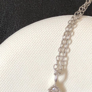 天然ダイヤモンドネックレスの画像