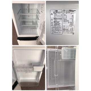 ハイセンス　2ドア冷蔵庫　HR-D15C 近県配送設置無料 🐢近隣配送、設置費無料】Hisense 2ドア冷凍冷蔵庫 HR-D15C 2019