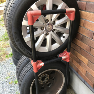 ベンツ用タイヤラック付き