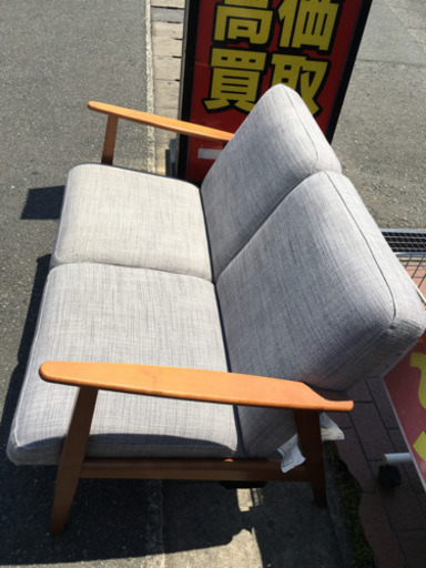 北欧style IKEA イケア 2人掛けソファ EKENASET エーケネーセット バーチ無垢材 人気