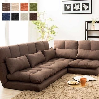 ローソファー茶色の画像