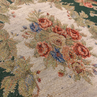 アンティーク  キッチンマット　台所の画像