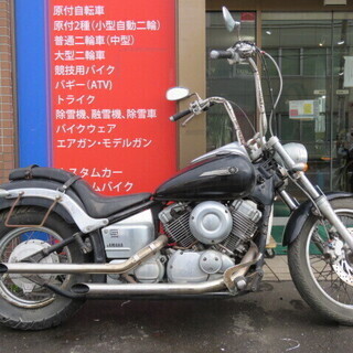 ヤマハ YAMAHA ドラッグスター400 VH01J 2003年 400cc 黒 書類あり レストア ベース車 部品取りなどに！ 札幌発の画像