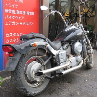 ヤマハ YAMAHA ドラッグスター400 VH01J 2003年 400cc 黒 書類あり レストア ベース車 部品取りなどに！ 札幌発の画像