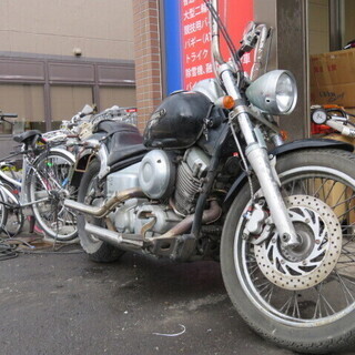 ヤマハ YAMAHA ドラッグスター400 VH01J 2003年 400cc 黒 書類あり レストア ベース車 部品取りなどに！ 札幌発の画像