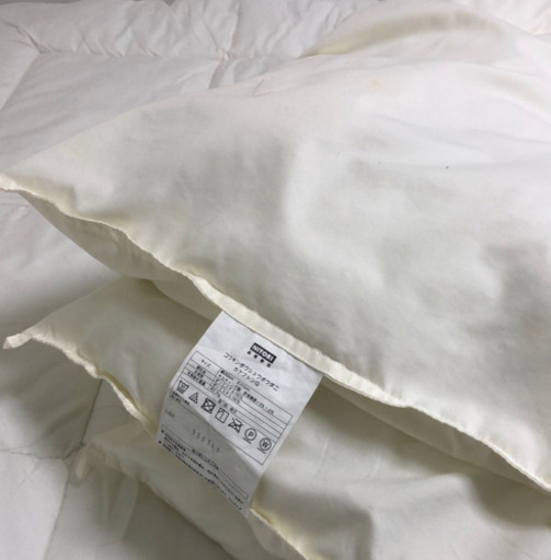 御予約済■IKEA■クイーンサイズベッド&マットレス&布団etc...セット