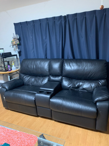 【お話中】ニトリ　ファーストクラス　リクライニングソファー