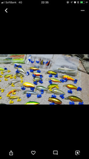 バス用ルアー 三段ケース付