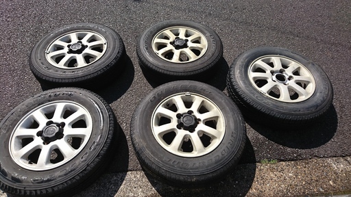 パジェロミニ用純正ホイールと夏用タイヤ売ります。再度値下げしました。