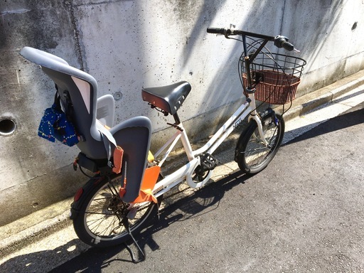 NOISBIKE ノイズバイク 子供乗せ自転車 20インチ 内装3段ギア 白 ミニベロ よく走ります。
