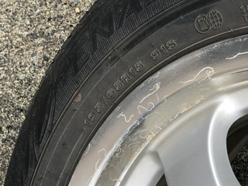 195/65/R15  ダンロップ！夏タイヤとホイール　4本セット　値下げしました！