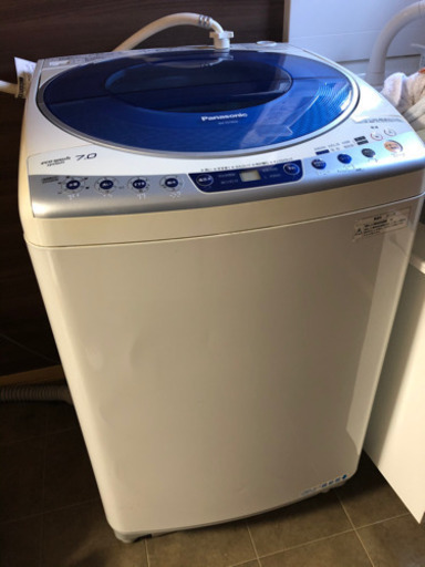 パナソニック洗濯機　稼動品　昨日まで使用していました近くであれば配達します