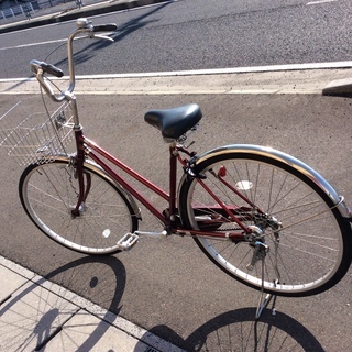 中古】限定1台！シティサイクル/カマキリハンドル/27インチ/６段変速付き - サイクルショップ金岡