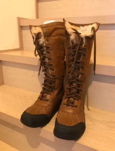 UGG ムートン 編上げロングブーツ　23