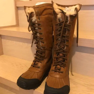 UGG ムートン 編上げロングブーツ　23