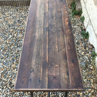 スコットカウンターテーブル 天然木（パイン古材）