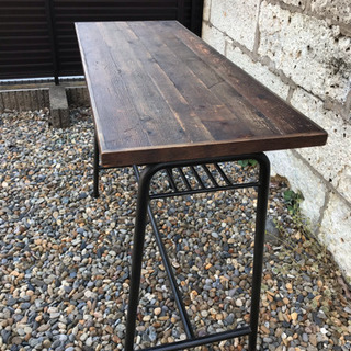 スコットカウンターテーブル 天然木（パイン古材）