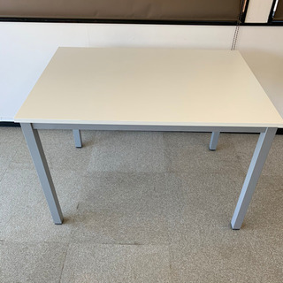 テーブル　ワークデスク　ホワイトの画像