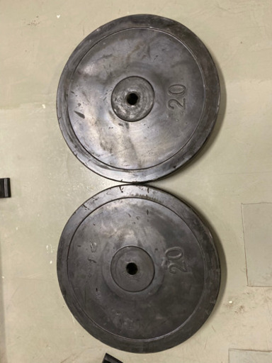 取引中　20kg プレート　2枚セット　28ミリシャフト用