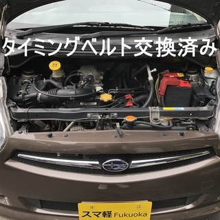 スマ軽　3年保証　車検R3年7月まで　スバル R2　ブラウン365の画像