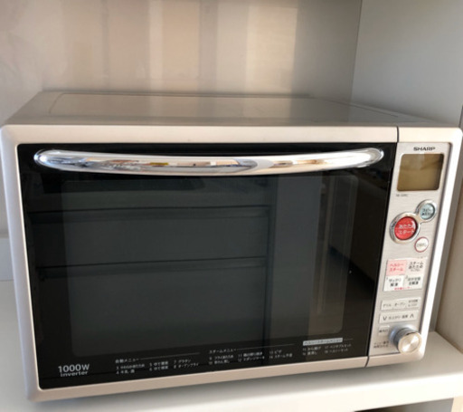 【取引先決定いたしましたm(_ _)m】SHARP オーブンレンジ　シルバー
