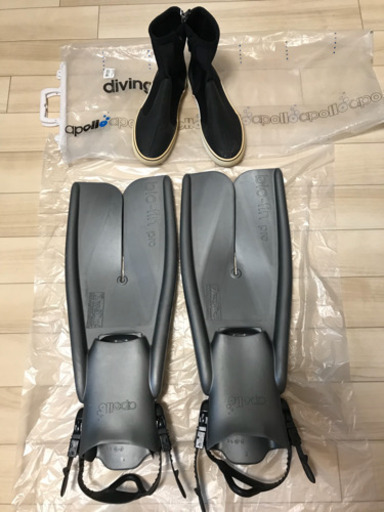 シュノーケル　素潜り　ダイビング　海　☆アポロ バイオフィン・プロ