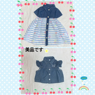 女の子　夏服　80cmの画像
