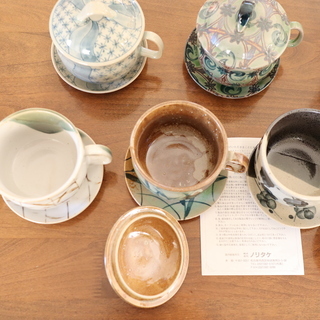 Noritake　和風カップ＆ソーサー５個セット（蓋付き）（未使用）の画像