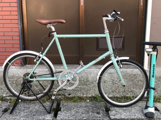 Bianchi ビアンキ Lepre レプレ ミニベロ 480mm 動作確認済み美品 Bianchi空気入れ付き