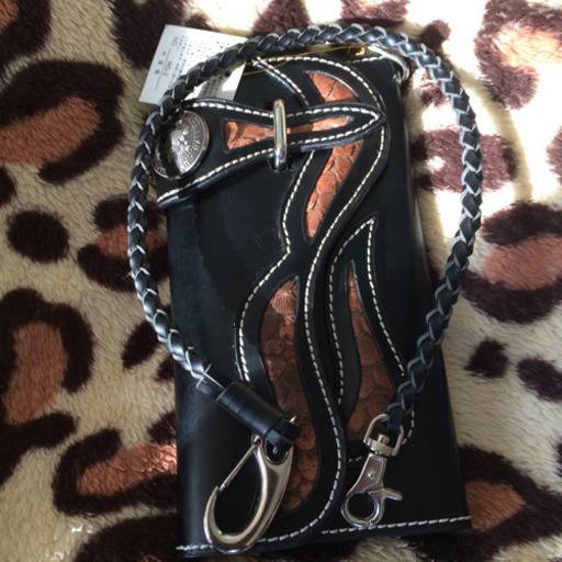 新品未使用！farian Wレザーロングウォレット