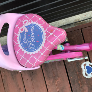 【譲ります】ディズニープリンセス 子供用自転車（16インチ）の画像