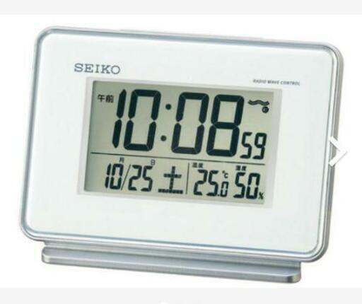 【新品】SEIKO 電波アラームクロック