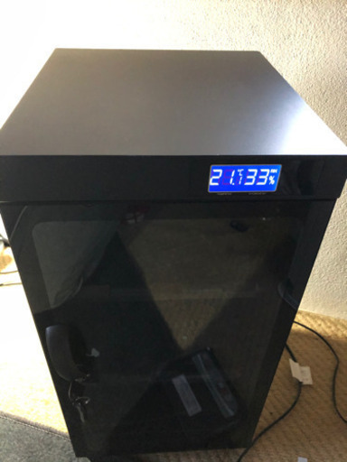 【美品】50L電子防湿庫 ドライキャビネット　ドライボックス