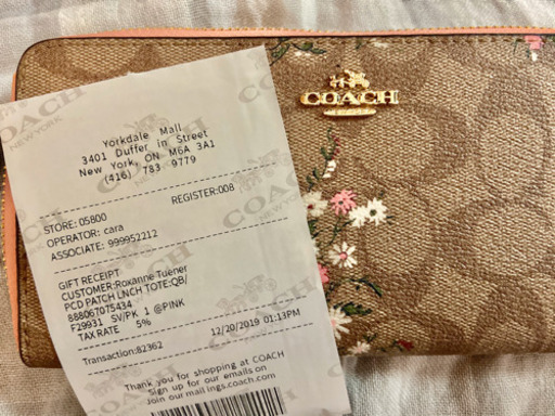 【新品未使用】COACH 長財布 正規品