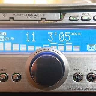 サンヨー EXCEDIO CD/MD/RADIO ２DINカーオ...