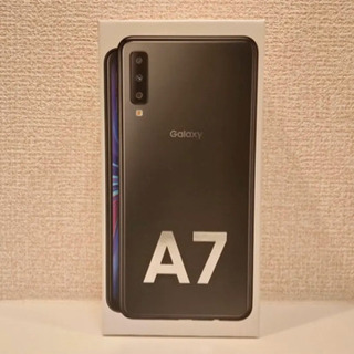 新品同様 Galaxy A7 SIMフリー ブラック