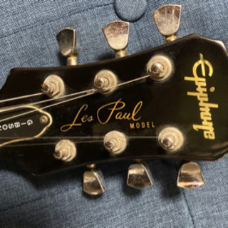 値下げしました！epiphone  レスポール　レザーソフトケース付き　ジャンクの画像
