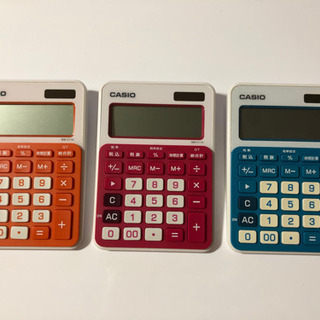 CASIO 電卓！3個セット！の画像