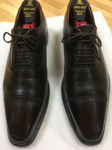 男性用革靴スコッチグレイン　24.5センチ　匠シリーズ