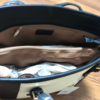 未使用！バイカラートートバッグの画像