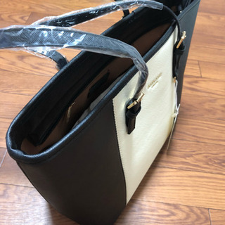 未使用！バイカラートートバッグの画像