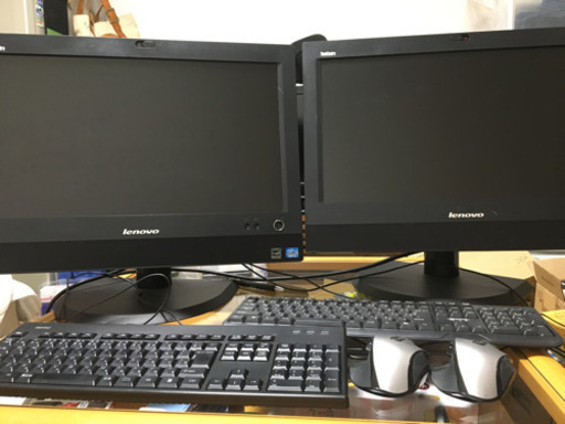【2台セット】lenovo thinkcentre 6GBメモリ 一体型パソコン　Windows10